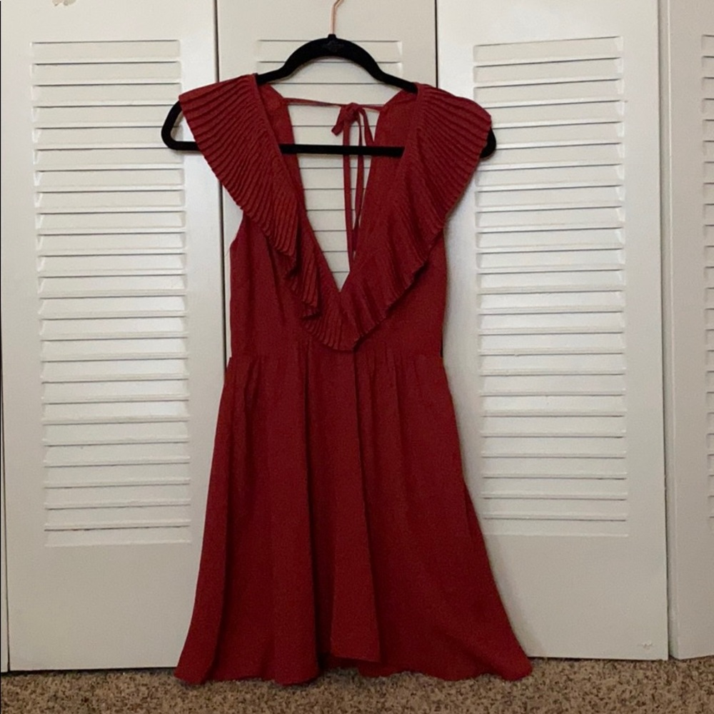About Us dress in Rust